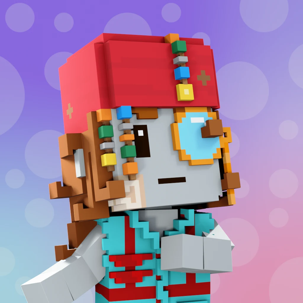 Pirate #5889 voxel render