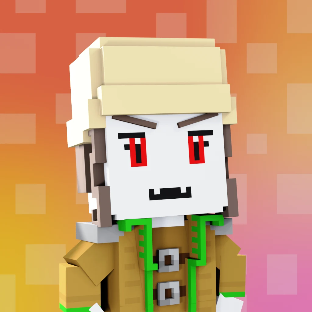Pirate #589 voxel render