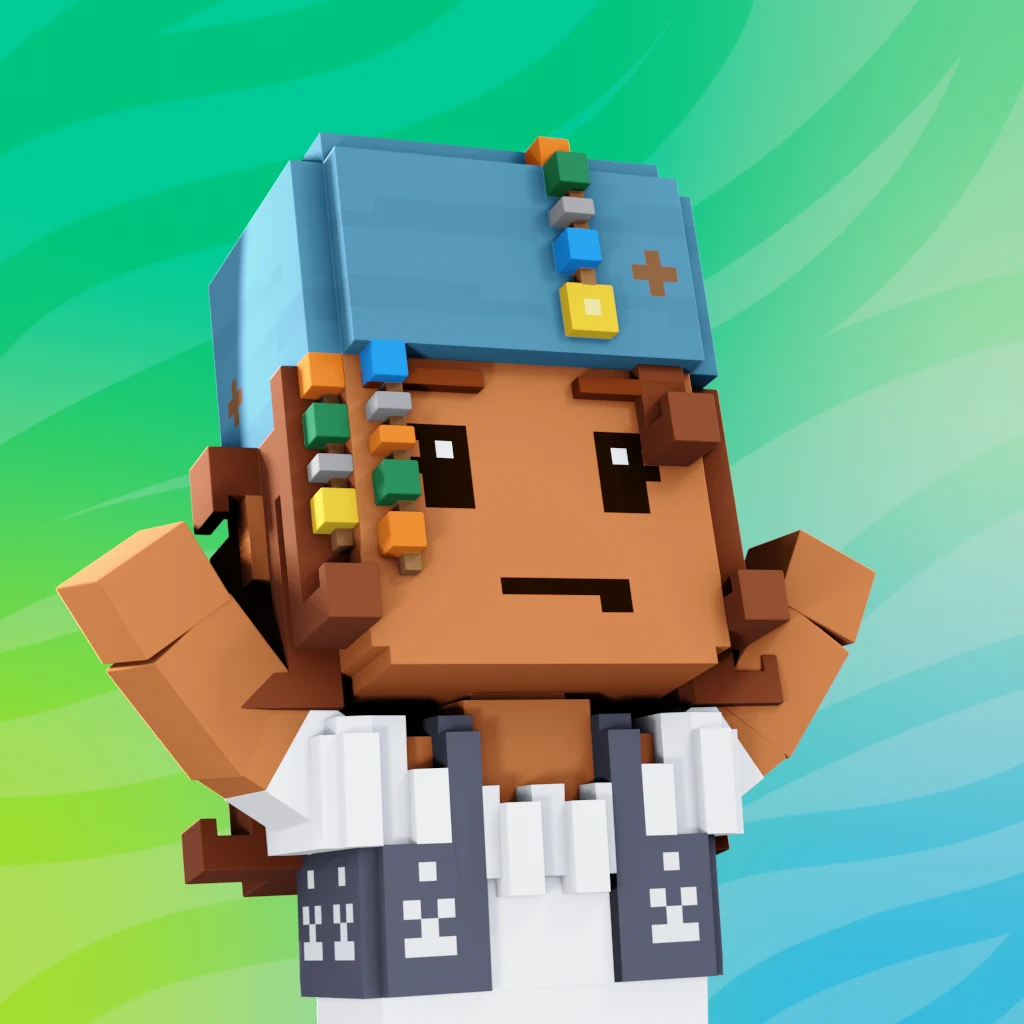 Pirate #5890 voxel render