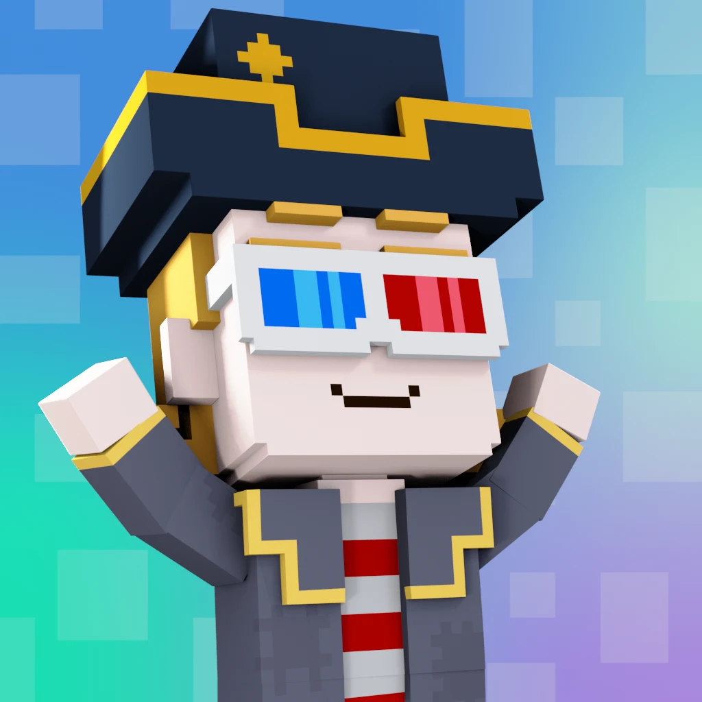Pirate #5891 voxel render