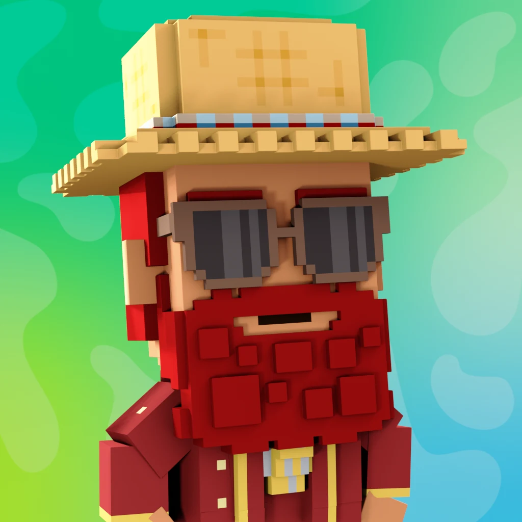 Pirate #5896 voxel render