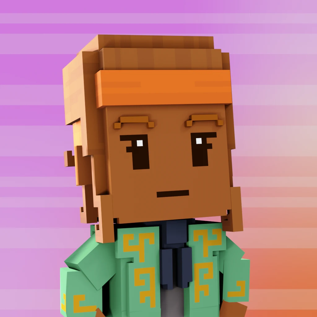 Pirate #5897 voxel render
