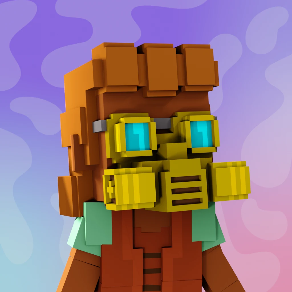Pirate #590 voxel render