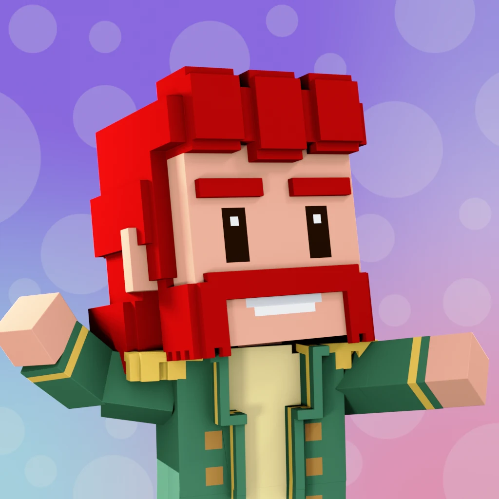 Pirate #5900 voxel render