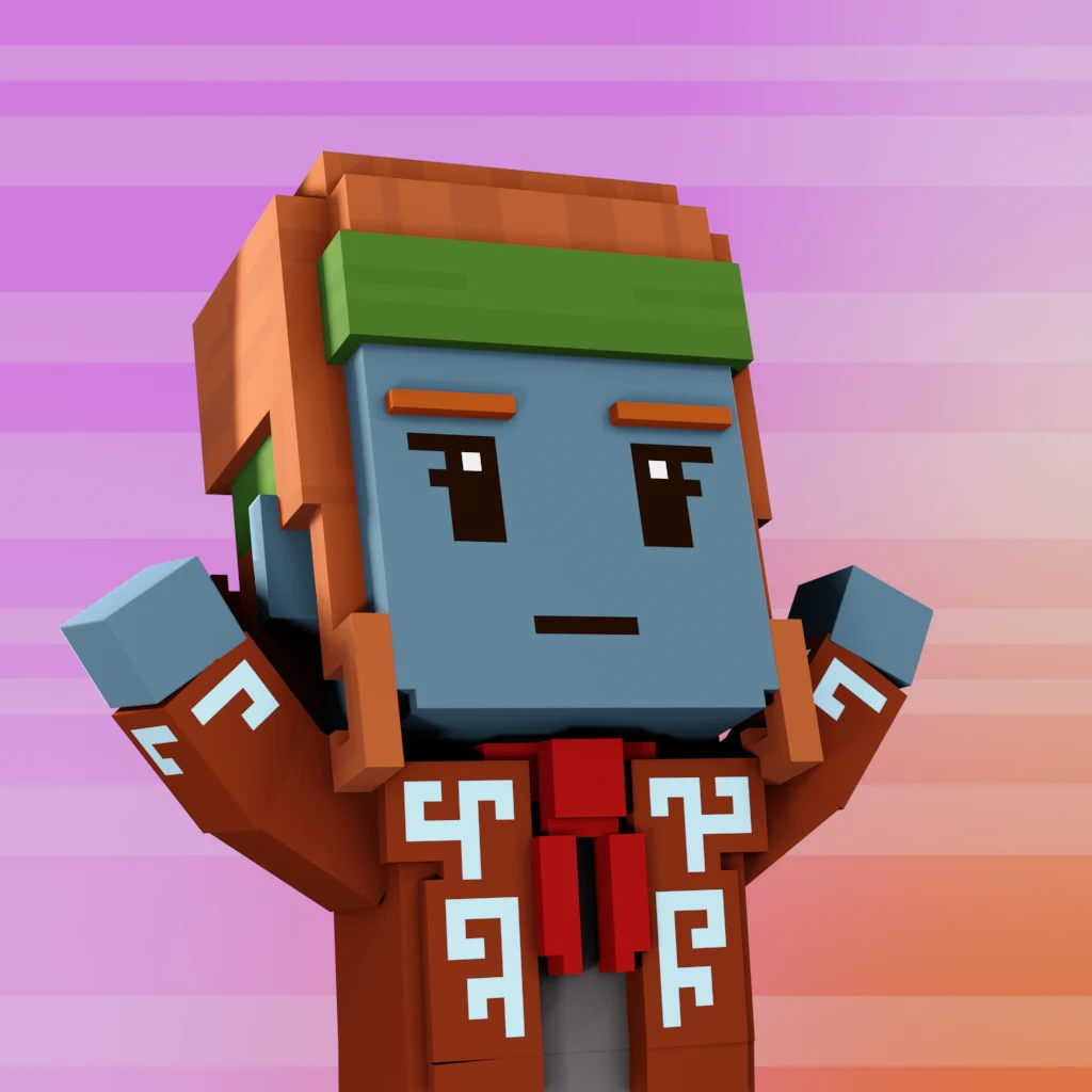 Pirate #5901 voxel render