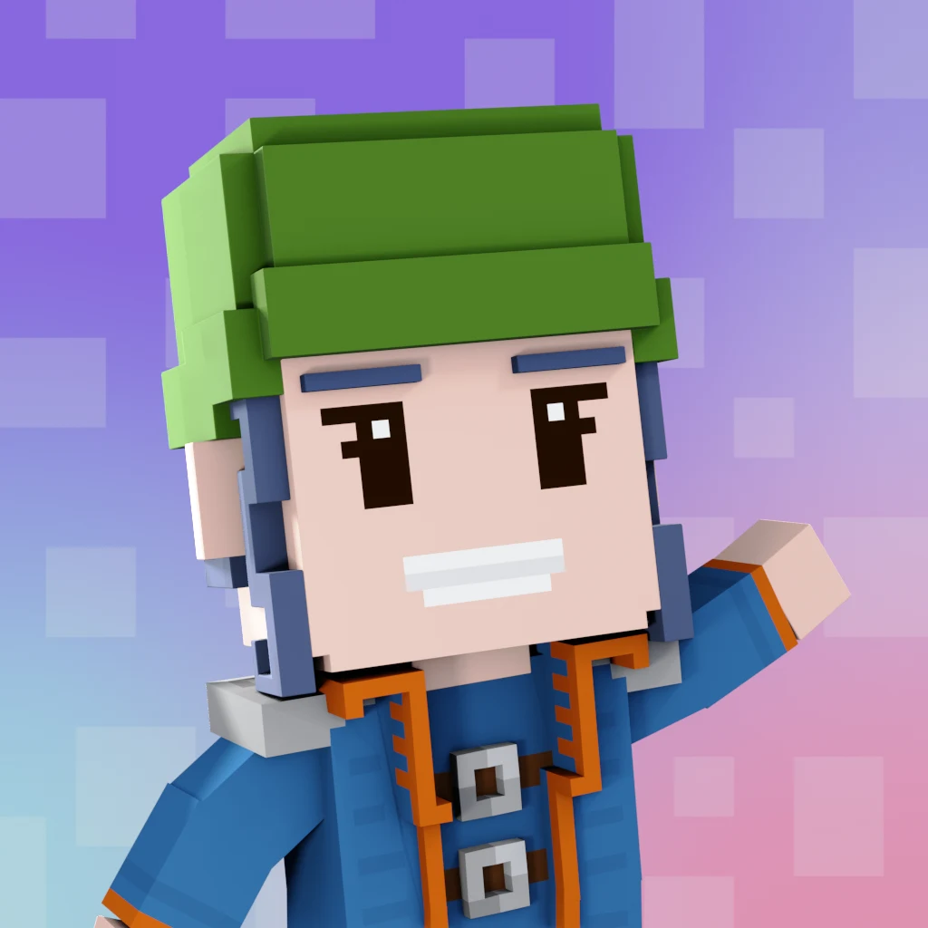 Pirate #5905 voxel render