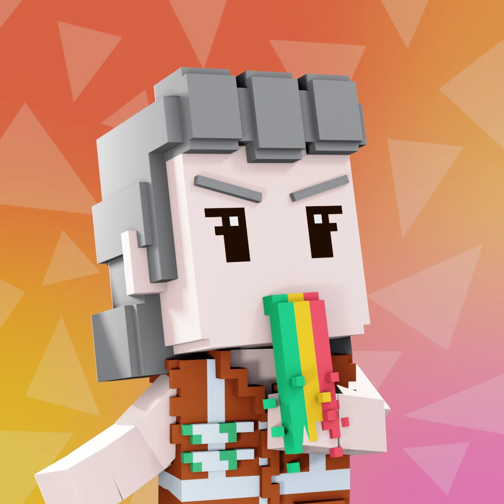 Pirate #5909 voxel render