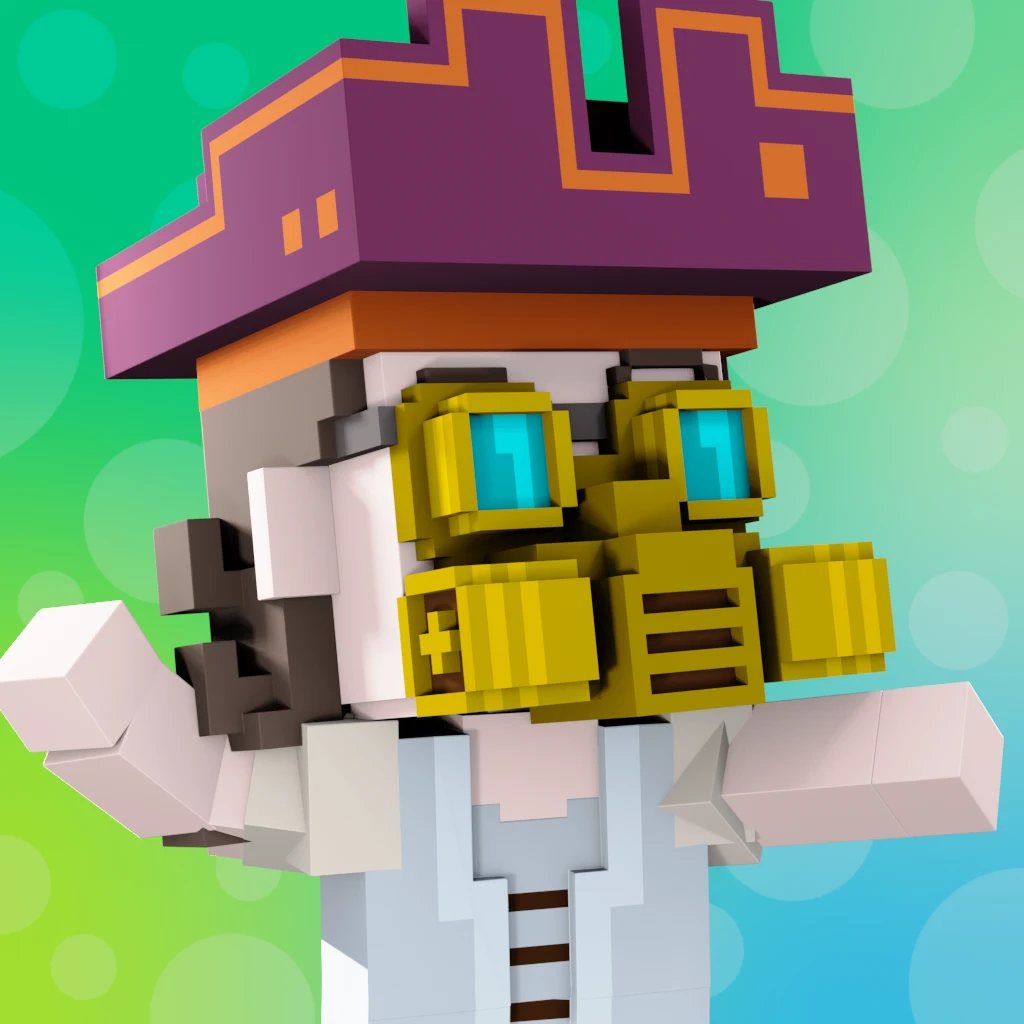 Pirate #5910 voxel render