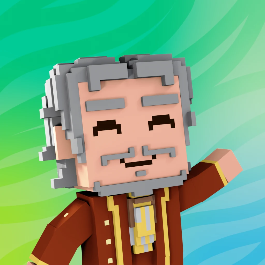 Pirate #5914 voxel render