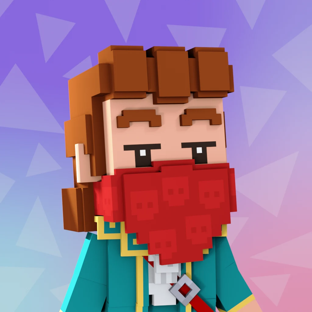 Pirate #5915 voxel render
