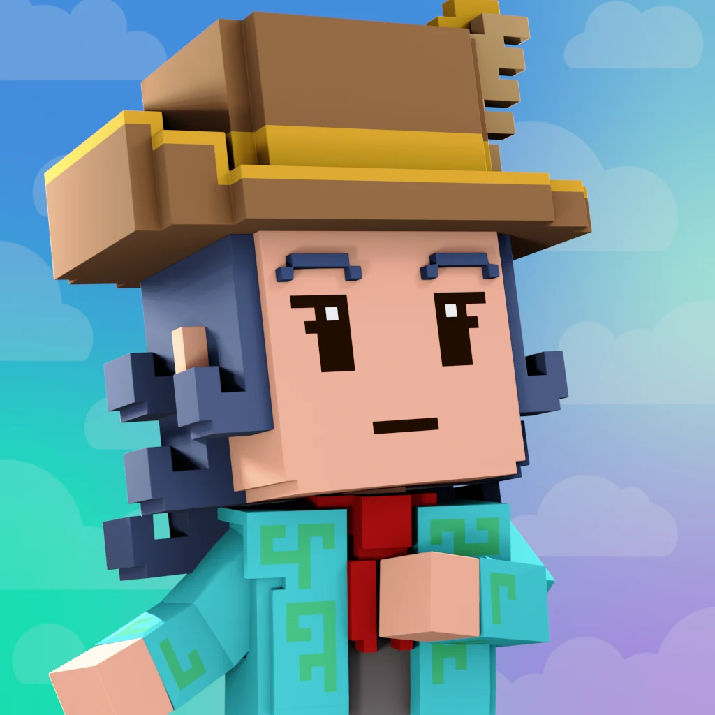 Pirate #5916 voxel render