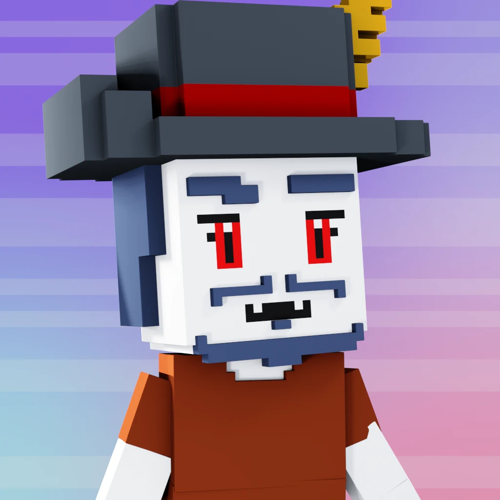 Pirate #5917 voxel render