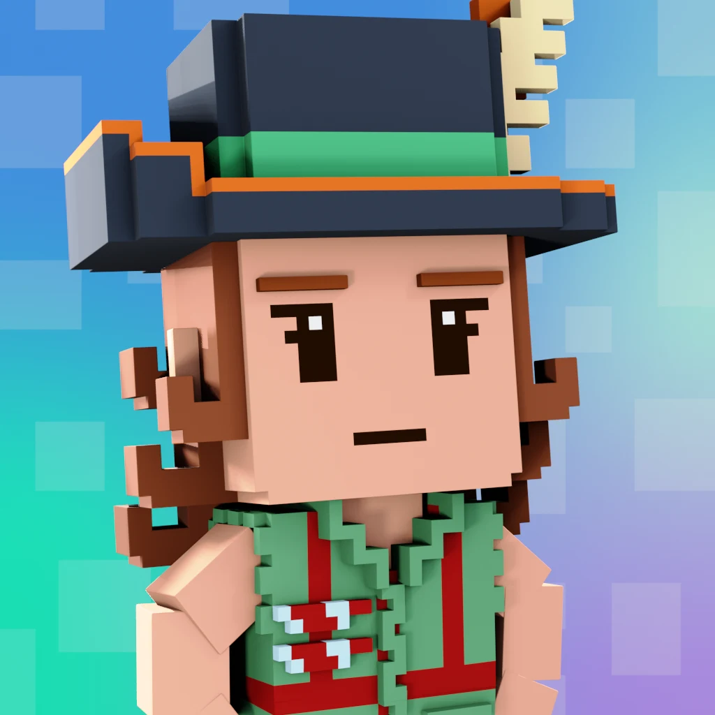 Pirate #5918 voxel render