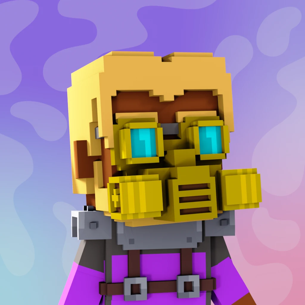 Pirate #5919 voxel render