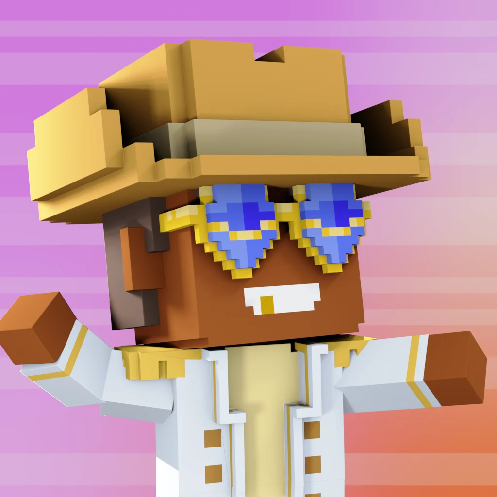 Pirate #592 voxel render
