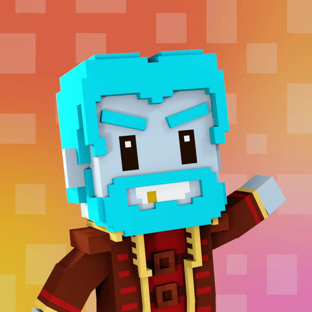 Pirate #5922 voxel render