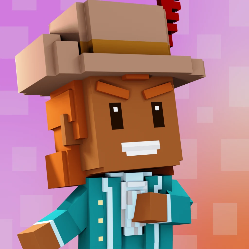 Pirate #5927 voxel render