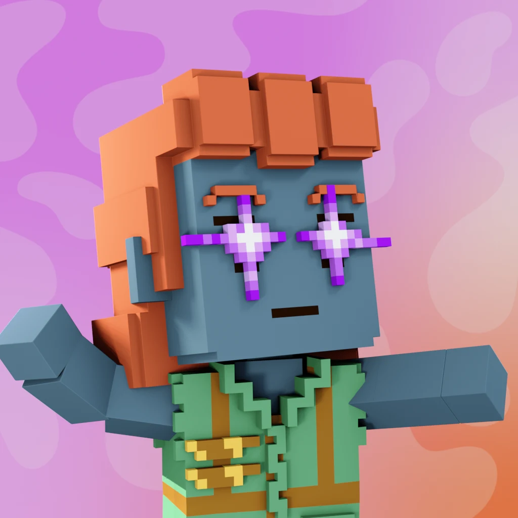 Pirate #5929 voxel render