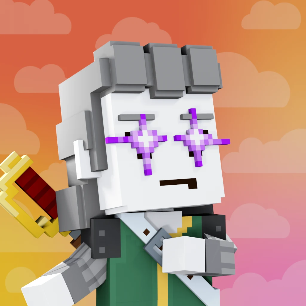 Pirate #593 voxel render