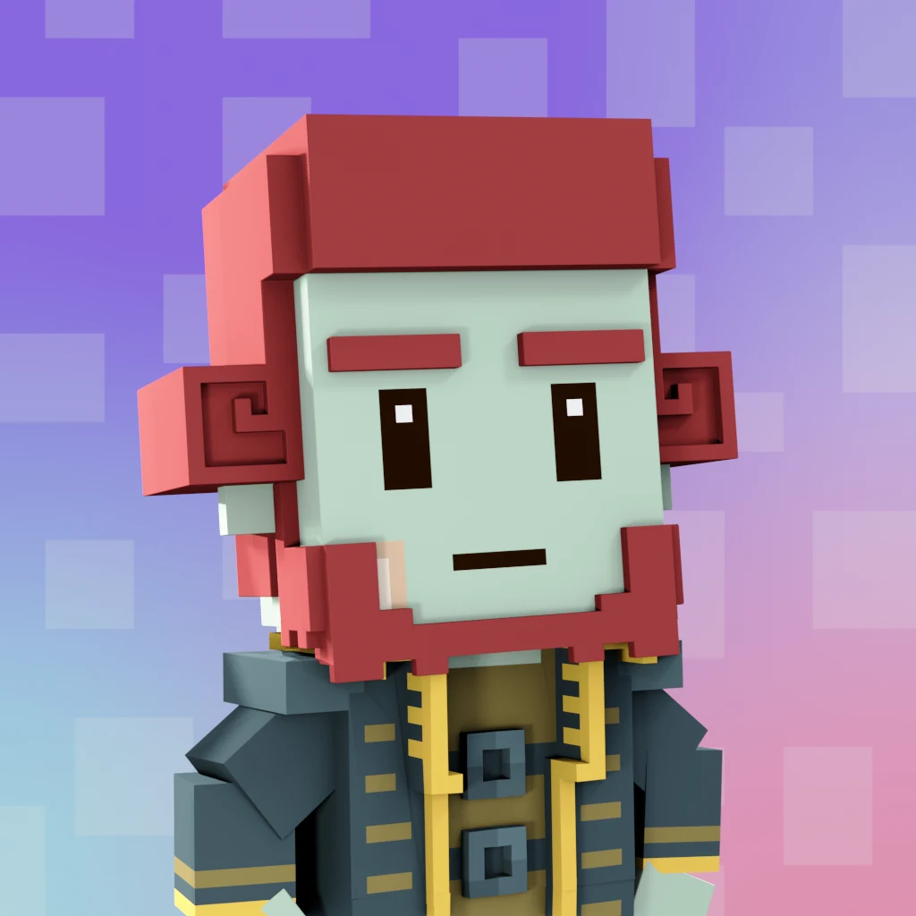 Pirate #5931 voxel render