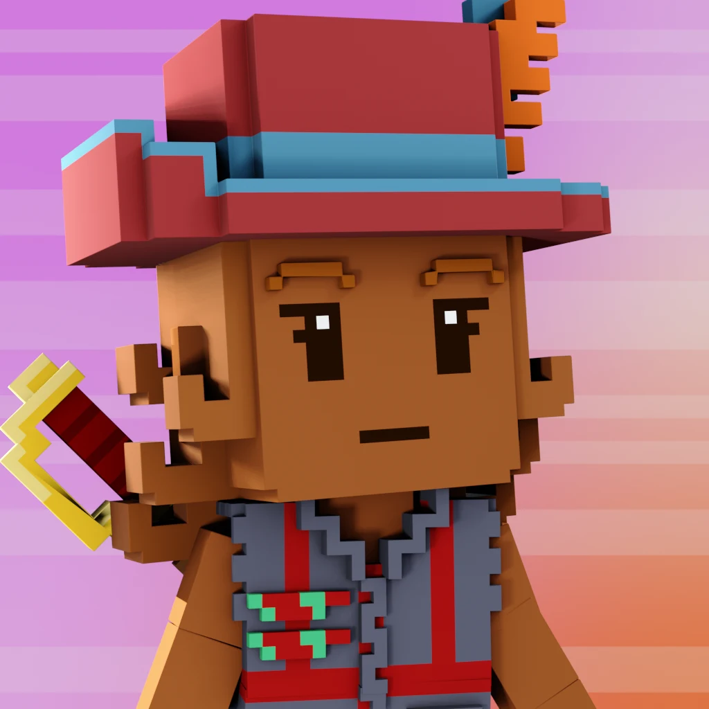 Pirate #5936 voxel render