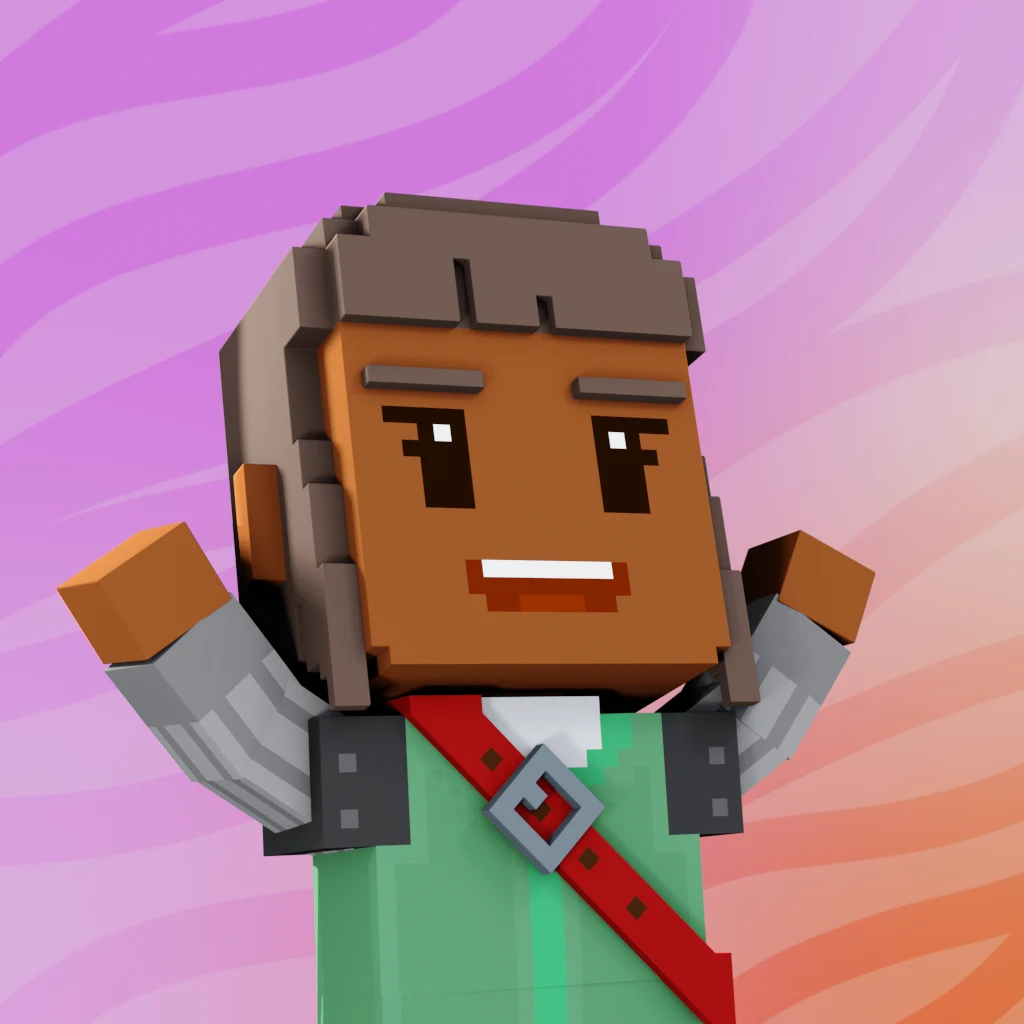 Pirate #5938 voxel render
