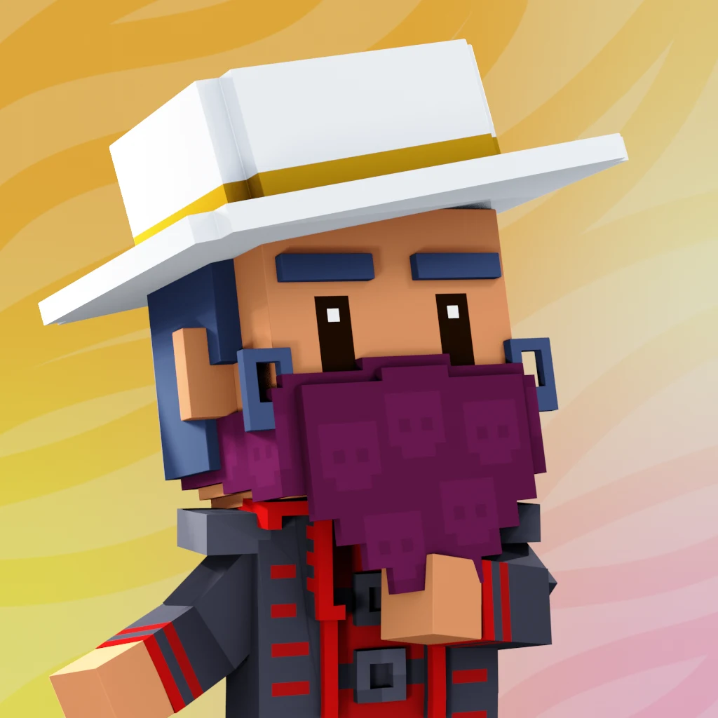 Pirate #5940 voxel render