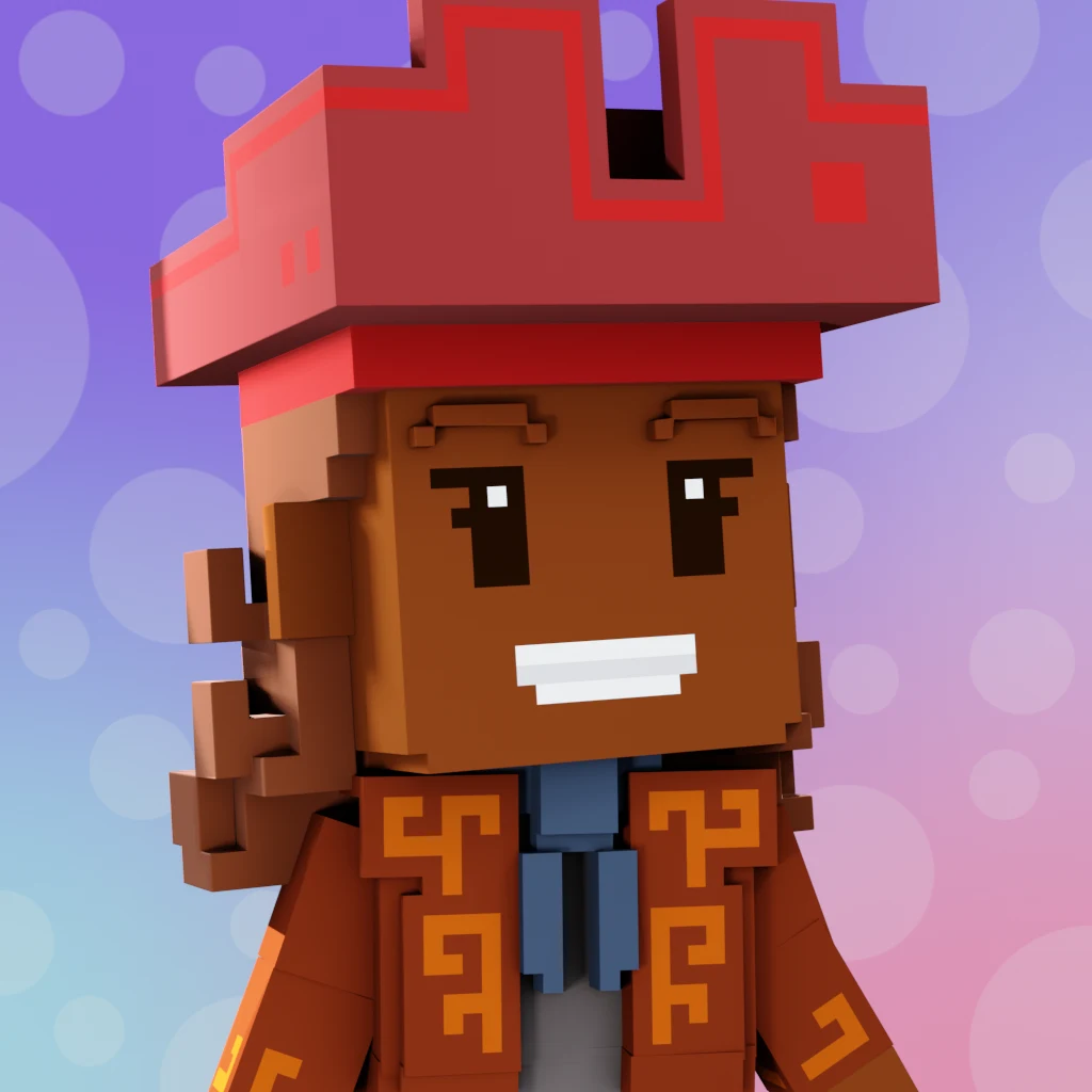Pirate #5942 voxel render