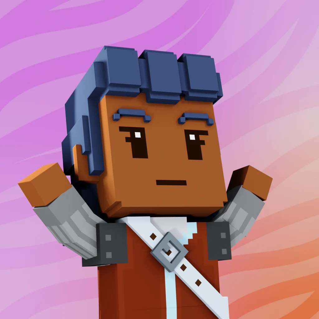 Pirate #5944 voxel render