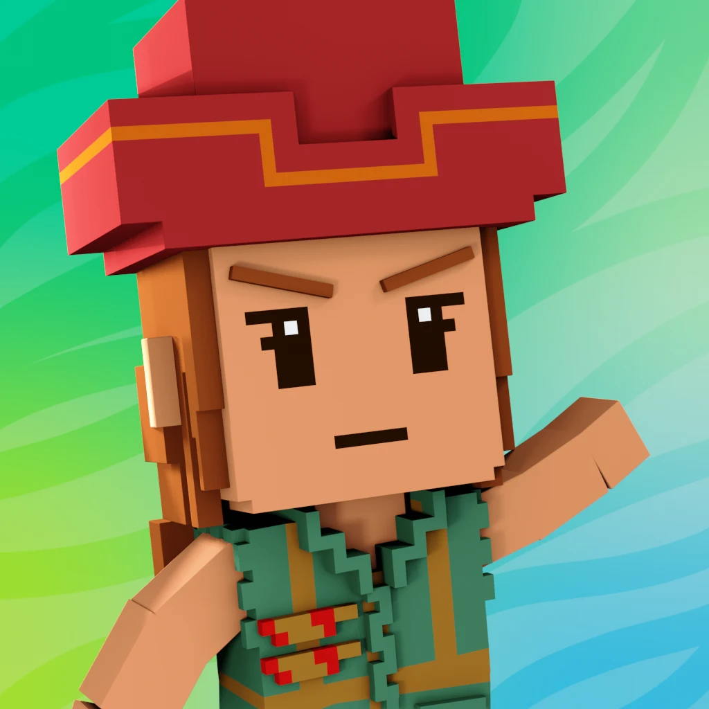 Pirate #5945 voxel render