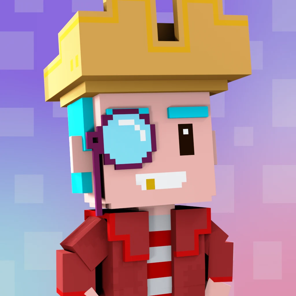 Pirate #5946 voxel render