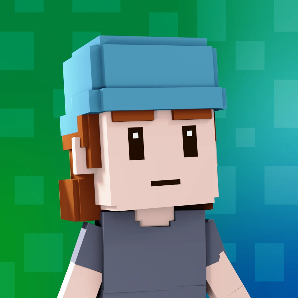 Pirate #595 voxel render