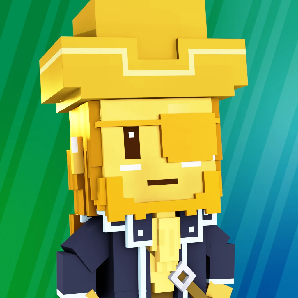 Pirate #5950 voxel render