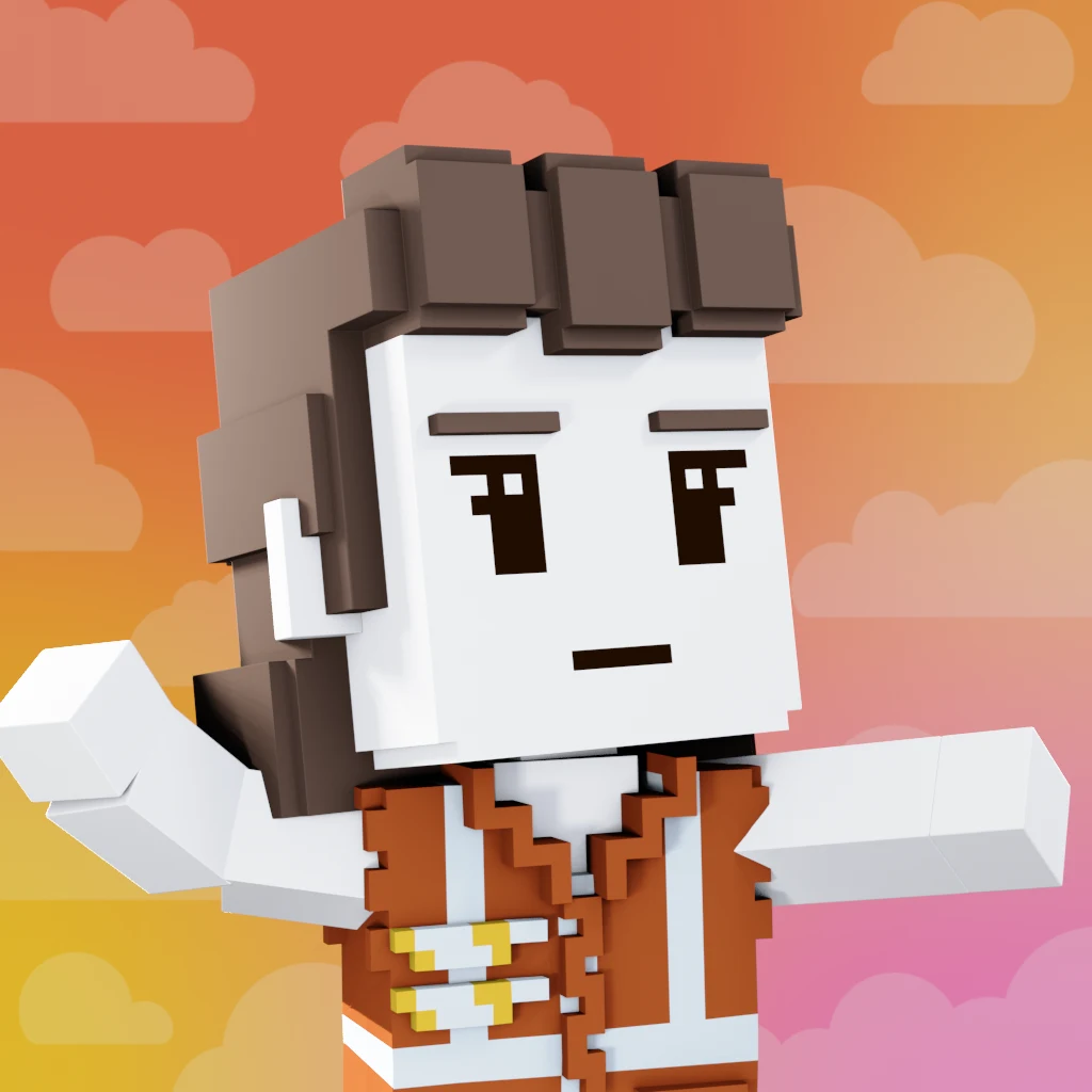 Pirate #5952 voxel render