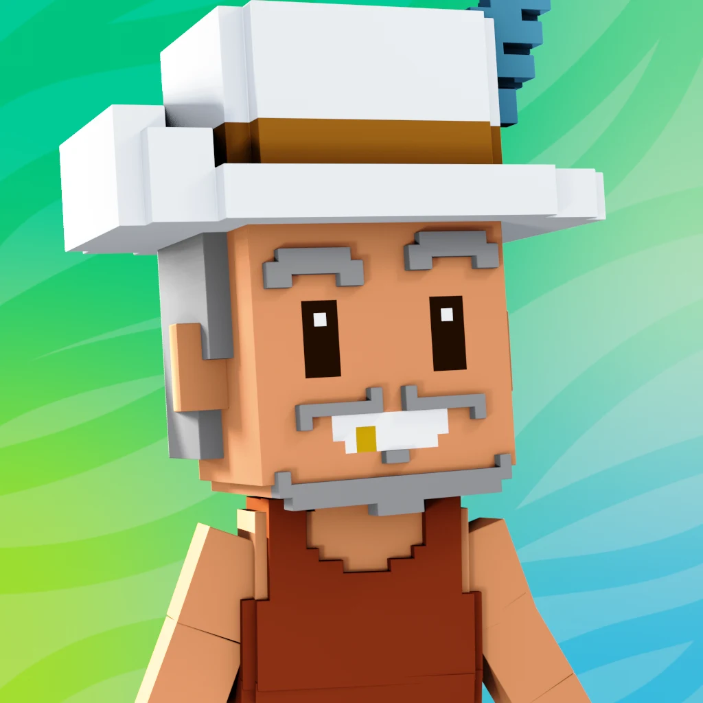Pirate #5953 voxel render
