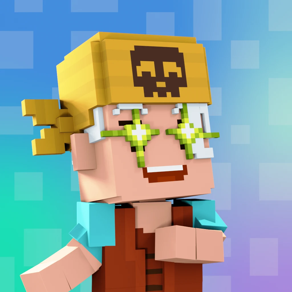 Pirate #5955 voxel render