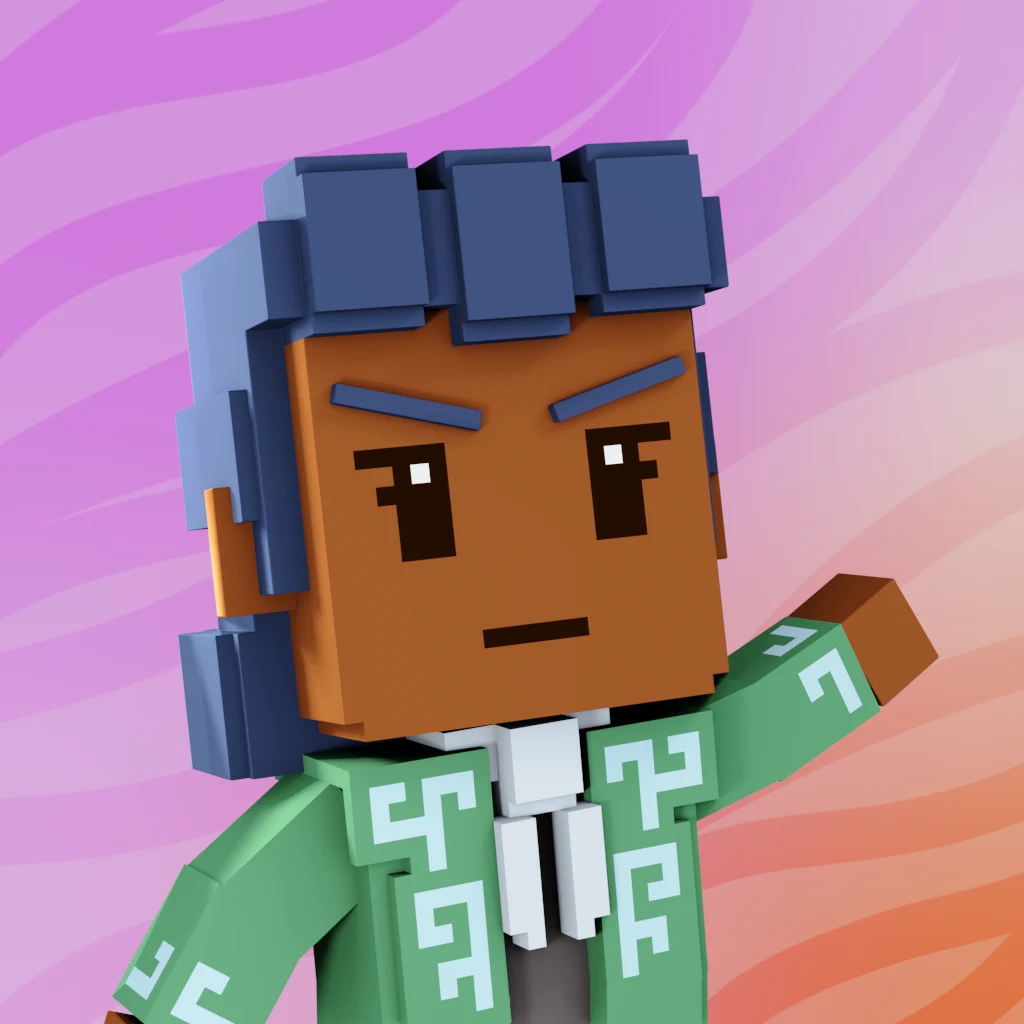 Pirate #5956 voxel render