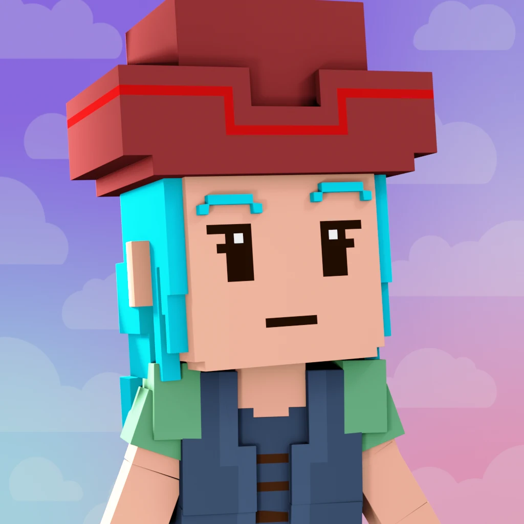 Pirate #5957 voxel render
