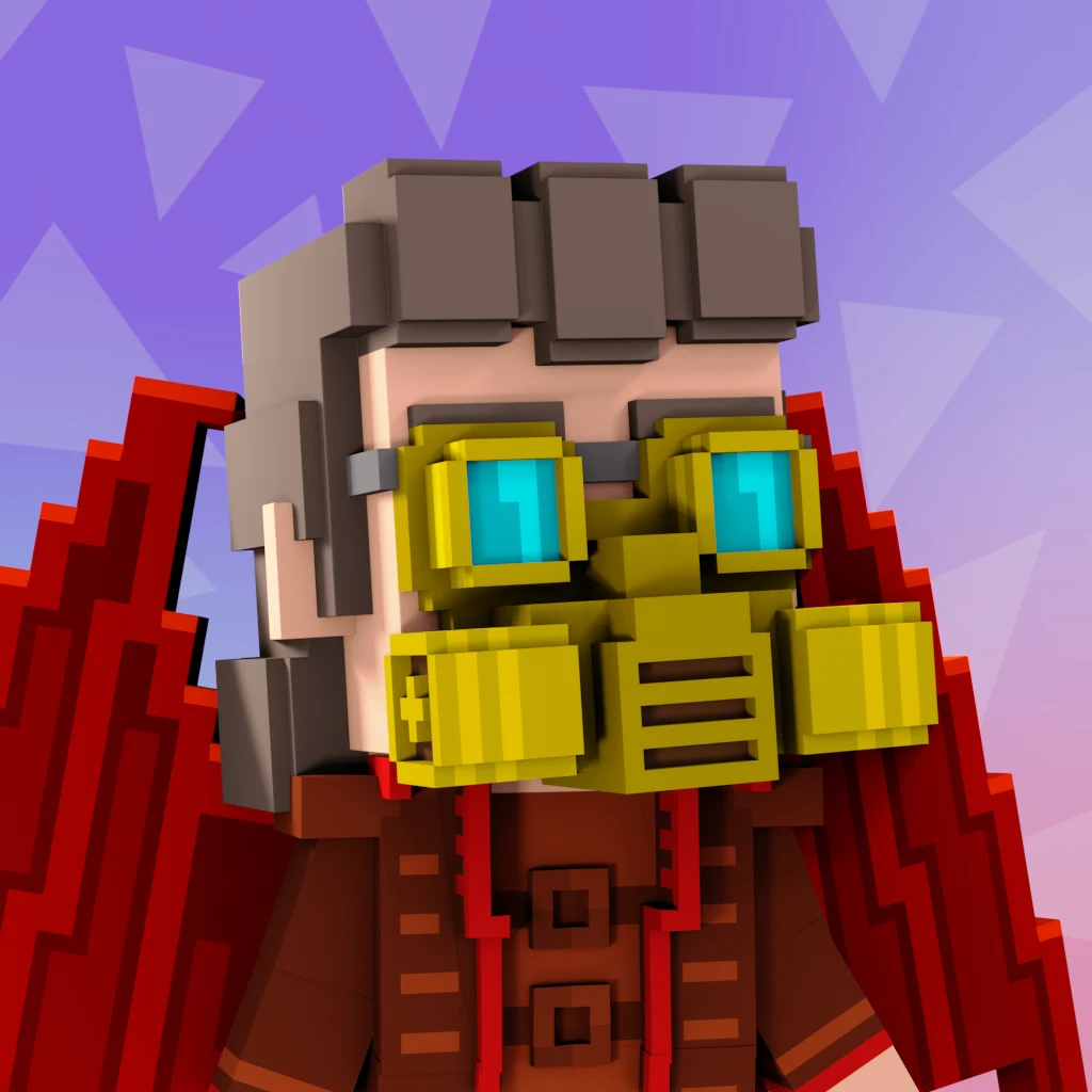 Pirate #5962 voxel render