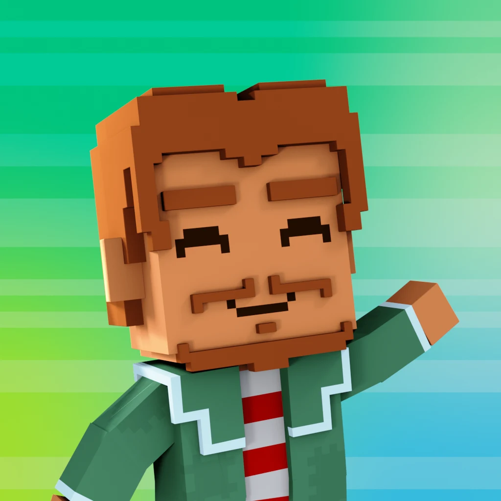 Pirate #5969 voxel render