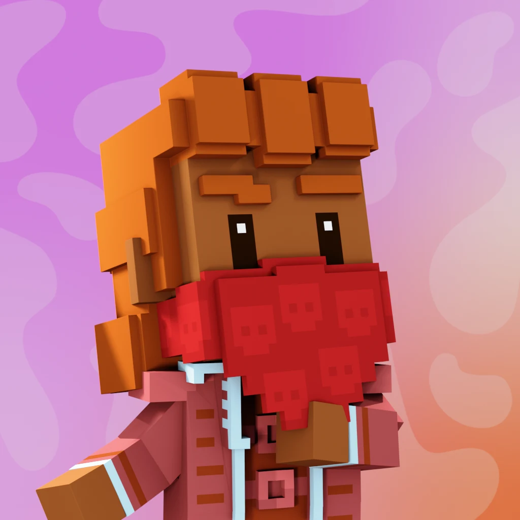Pirate #5972 voxel render