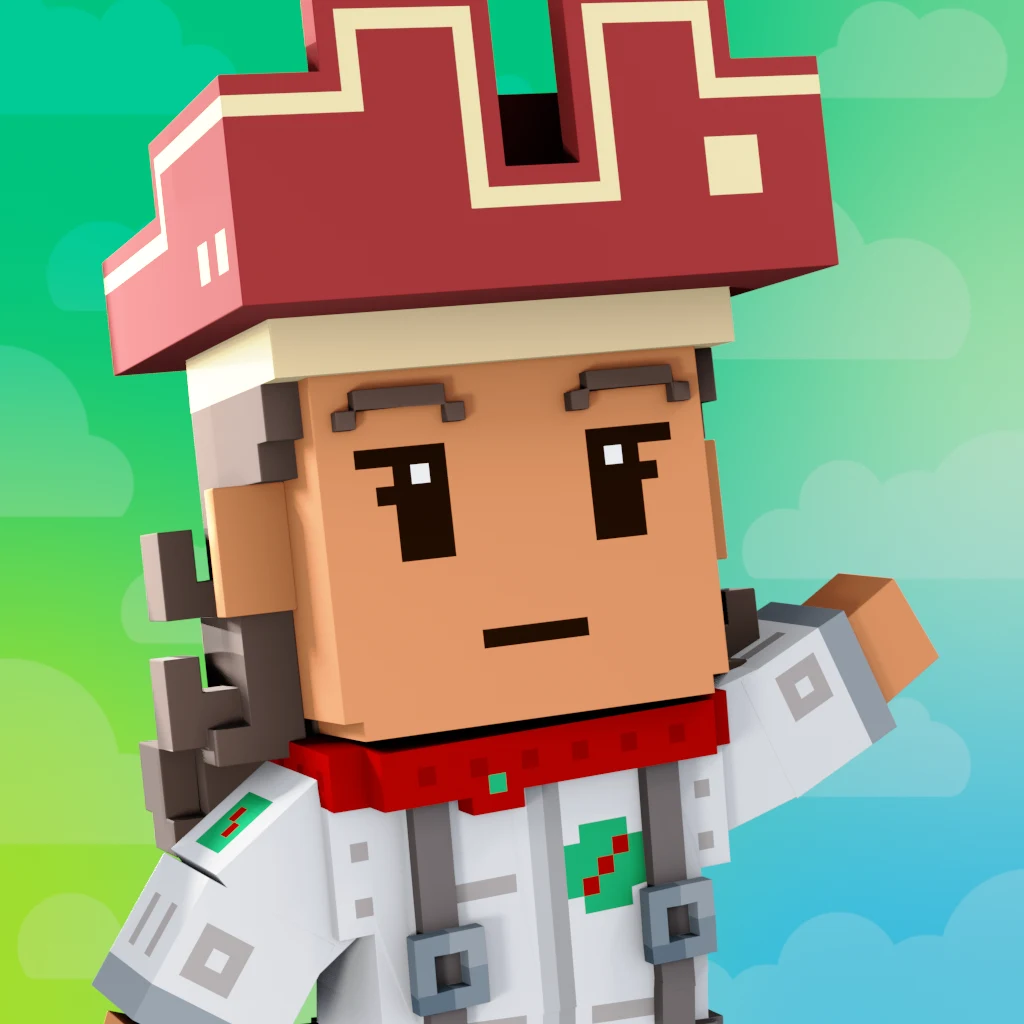 Pirate #5973 voxel render