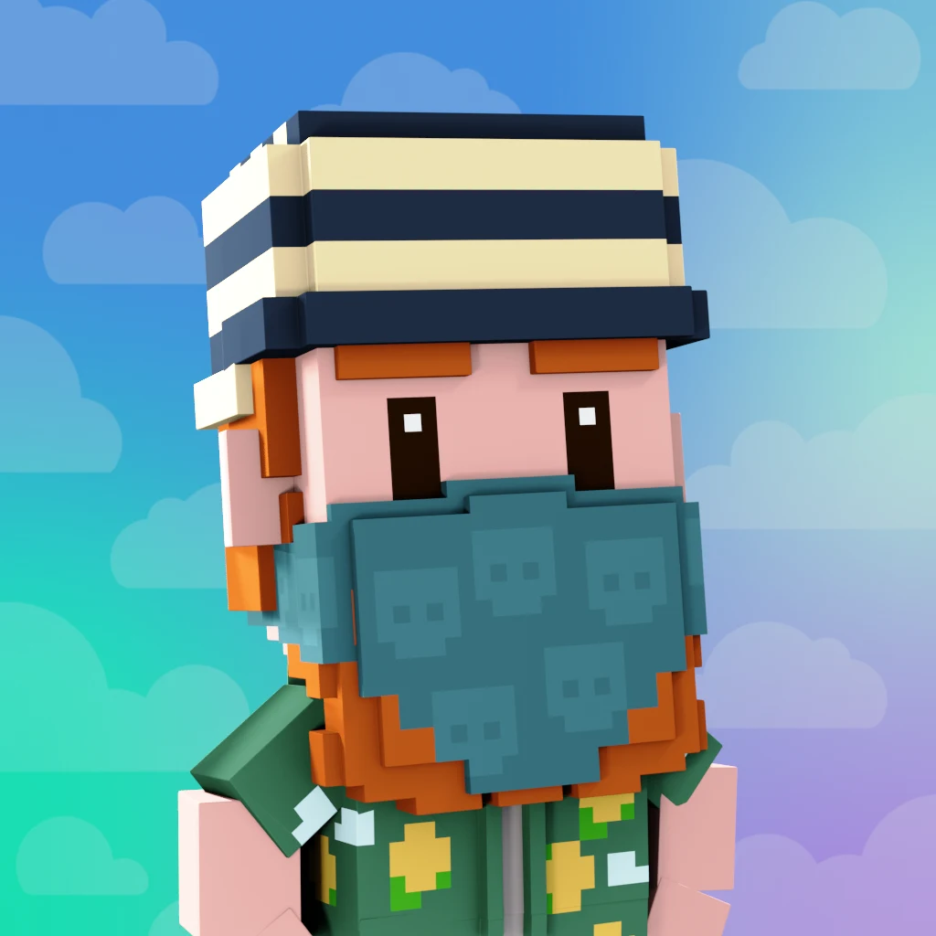 Pirate #5974 voxel render