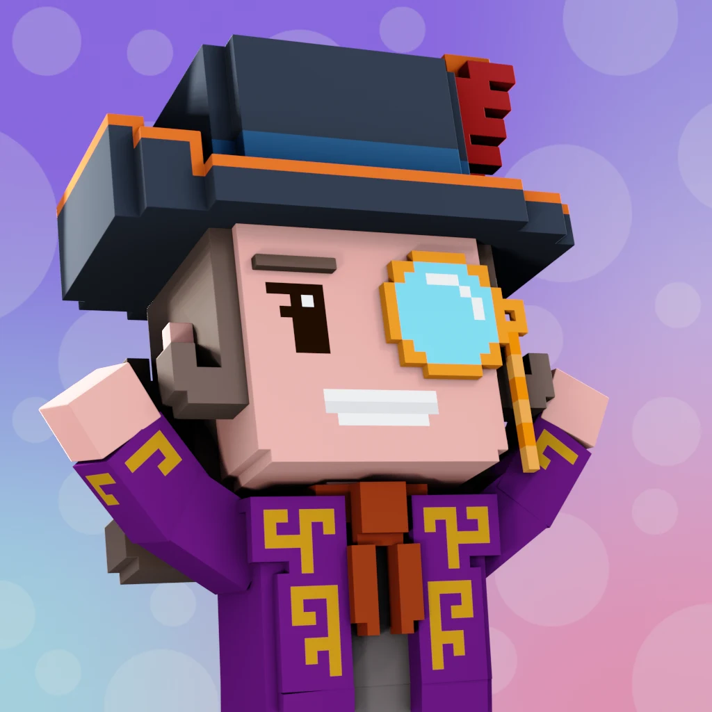 Pirate #598 voxel render