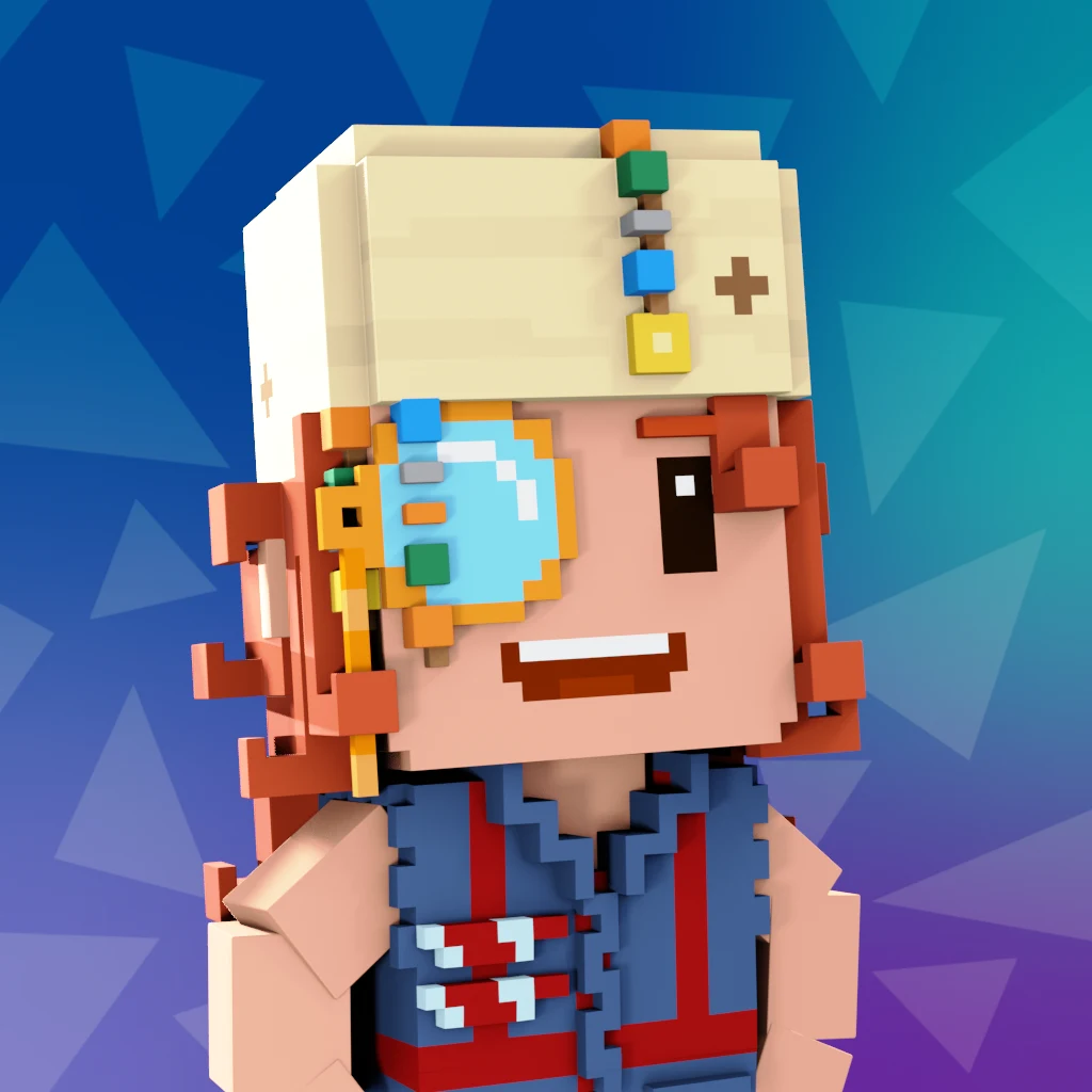 Pirate #5980 voxel render