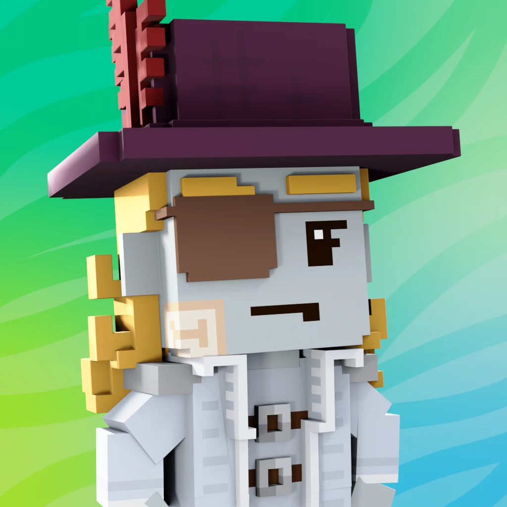 Pirate #5982 voxel render