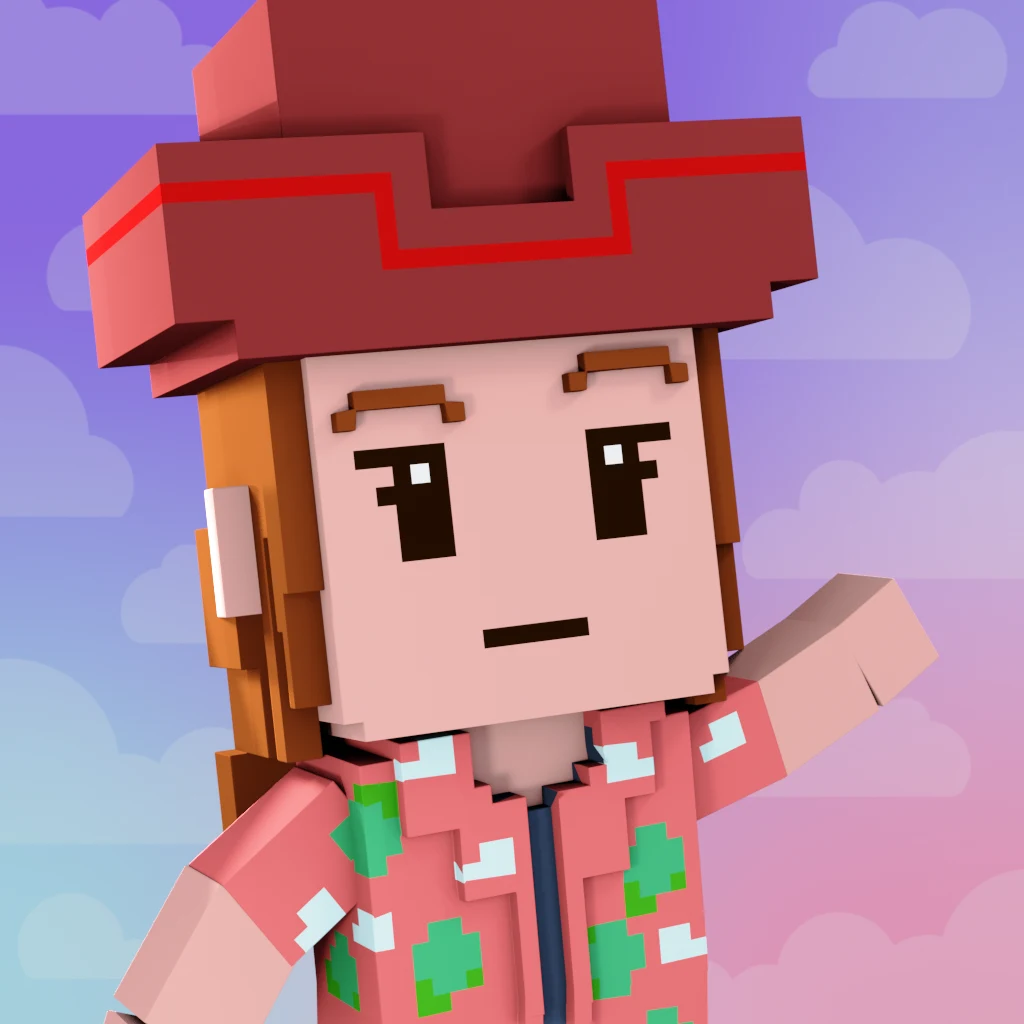 Pirate #5983 voxel render