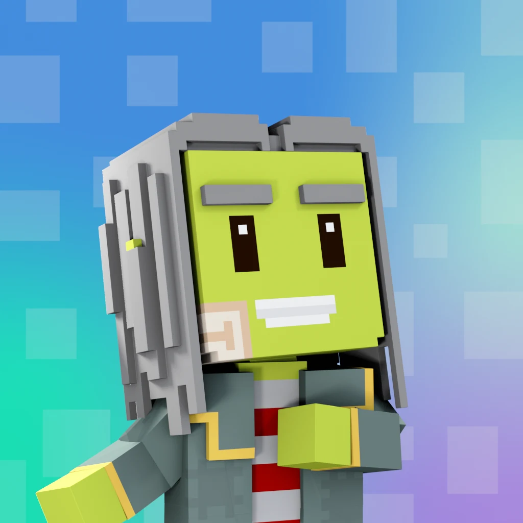 Pirate #5986 voxel render