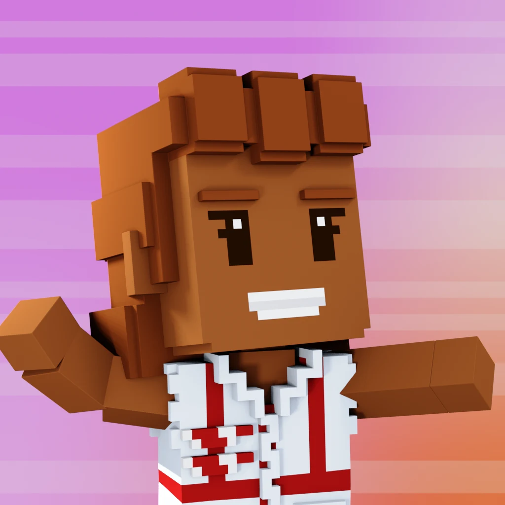 Pirate #5987 voxel render