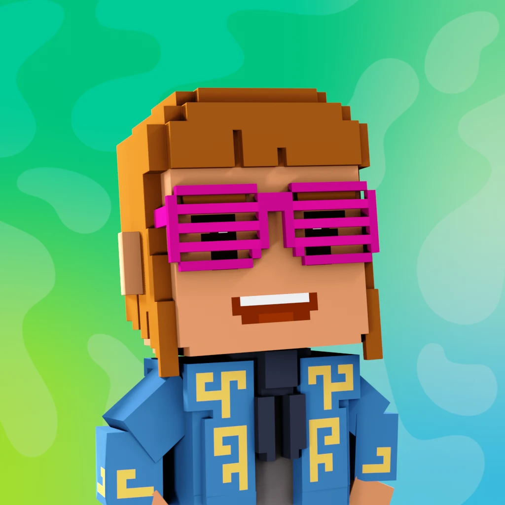 Pirate #599 voxel render
